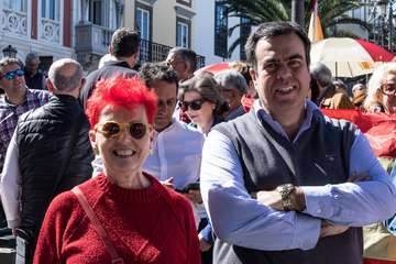 Concentración en la capital grancanaria por la 